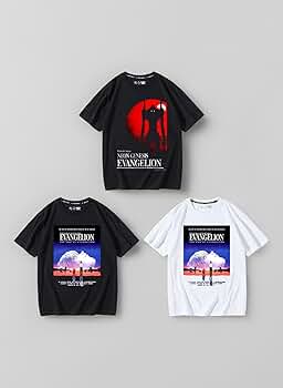 Amazon.co.jp: [LAOMI] エヴァンゲリオン tシャツ 半袖シャツ